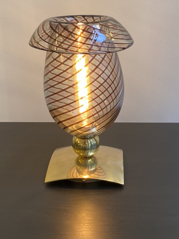 Lampe en verre de Murano